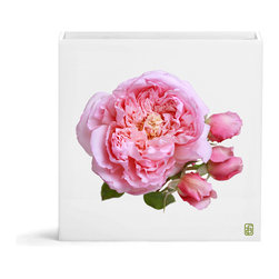Floral Art Rosebud Vase - Vases