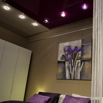 Violett und lila im Schlafzimmer