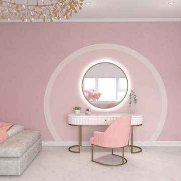 Modern Serenity Bedroom in Blush Pink
