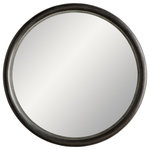 Arteriors Home - Lesley Small Mirror - Neutral yet stoic, the Lesley Mirror's dark walnut frame and plain mirror bring peace of mind with seamless symmetry. Features a security cleat attachment. Finish may vary.