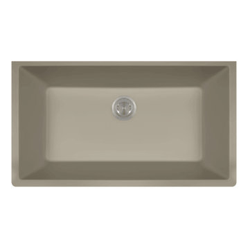Kitchen Large Single Bowl Undermount Sink AstraGranite