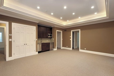 Inspiration for a basement remodel in Boston
