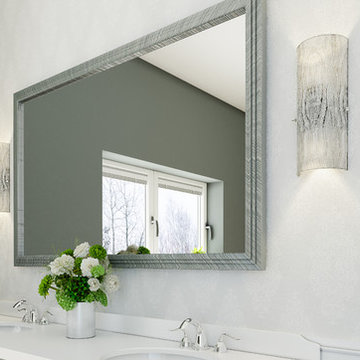 Brilliance 2-Light Bath Wall Sconce, Chrome