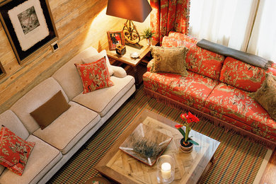 Example of a classic living room design in Denver