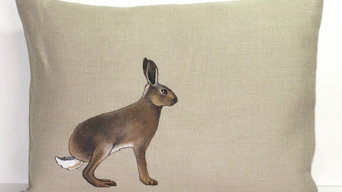 Hand painted cushions