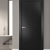 Modern Solid Interior Door 36 x 80 | Planum 0010 Black Matte | Pre-hung Set