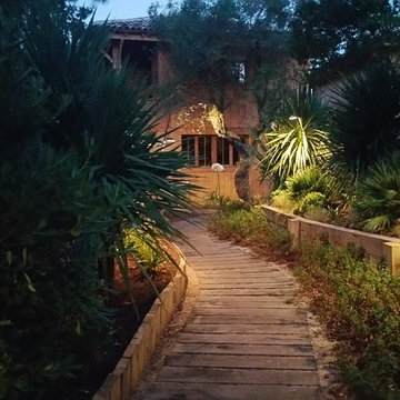 Jardin privé au Cap Ferret