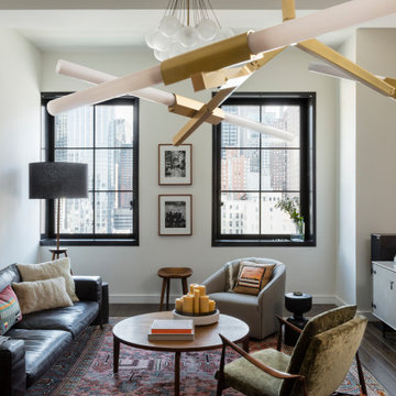 Stella NYC Living with Lindsay Adelman Chandelier