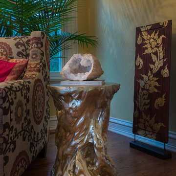 East Wilmette Home informed by Globetrotting Style