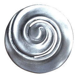 Dartefax - Circle Spiral Knob, Oil Rub Bronze - Cabinet And Drawer Knobs