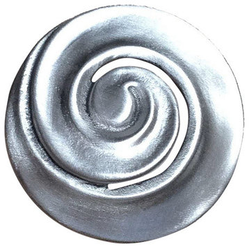 Circle Spiral Knob, Satin