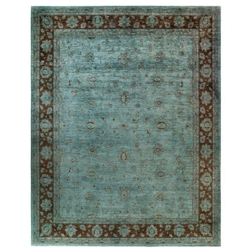 Vibrance, One-of-a-Kind Handmade Area Rug Blue, 11' 9" x 14' 9"