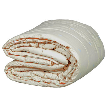 myComforter, Washable Wool Comforter, King 100x86", Ivory