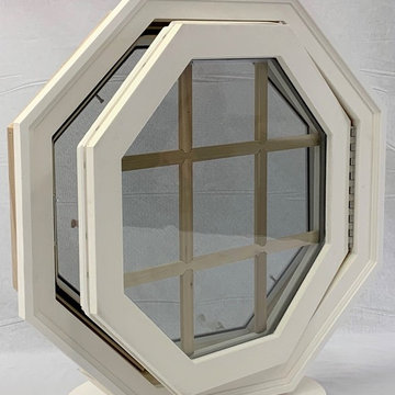 VINYL OPERATING OCTAGON WINDOW
