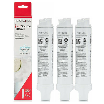 3 Frigidaire EPTWFU01 Pure Source Ultra II Refrigerator Water Filter Replacement