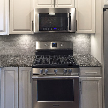Painted Mushroom Traditional Kitchen