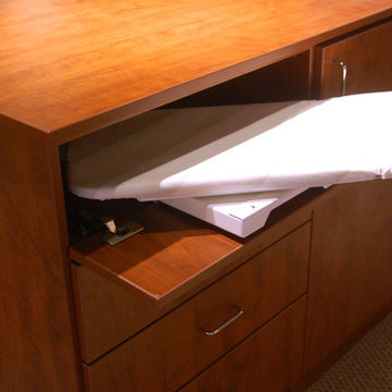 ironing board in closet island