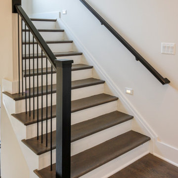 65_Metal-Vertical Balustrade in Contemporary Home, Bethesda MD 20817