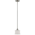 Savoy House - Savoy House 7P-7212-1-SN Terrell - 1 Light Mini-Pendant - Elegant and sophisticated, with clean, bold linesTerrell 1 Light Mini Satin Nickel *UL Approved: YES Energy Star Qualified: n/a ADA Certified: n/a  *Number of Lights: 1-*Wattage:60w E26 Medium Base bulb(s) *Bulb Included:No *Bulb Type:E26 Medium Base *Finish Type:Satin Nickel