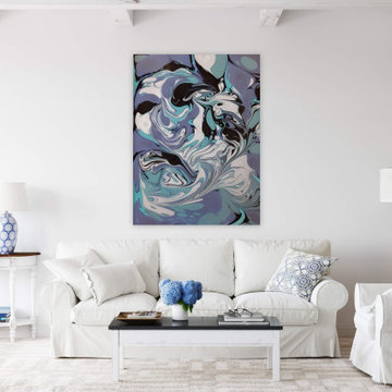 Marbling Art and Blooms for your home