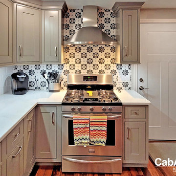 Gray Painted Kitchen