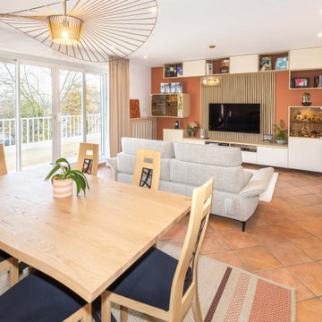 Rénovation d'une entrée et d'un salon