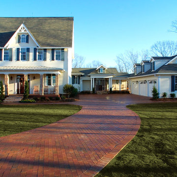 Driveways with Genuine Clay Pavers