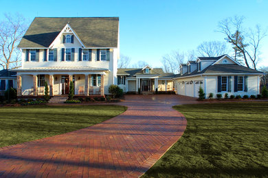 Example of a cottage exterior home design in Other