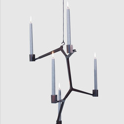 Roll & Hill - Roll & Hill Agnes Hanging Candelabra - 5 Candles - Candleholders
