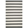 Safavieh Montauk Mtk712G Striped Rug, Grey/Ivory, 10'0"x14'0"