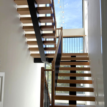 Project #139 | Four Story Modern Floating Staircase