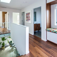 upstairs