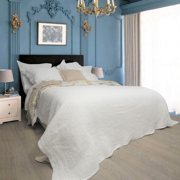 Audrey White Plain 100% Cotton Coverlet Bedspread Set