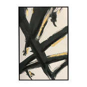 Framed Abstract Brushstrokes Canvas Art By Hadden Spotts, 24x36