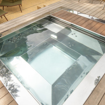 Luxury Stainless Steel Hot Tub