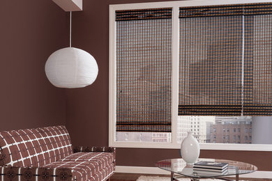 Family room - contemporary family room idea in Chicago