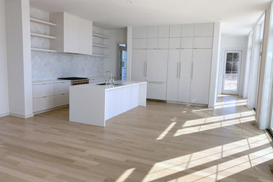 Transitional kitchen photo in New York