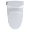 Toto Carlyle II 1G 1-Piece Elongated 1.0 GPF Toilet, CeFiONtect, Cotton White