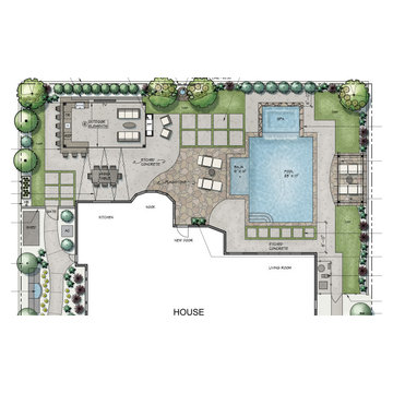Dream Home Backyard Design Concept