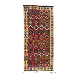 Antique Adana Kilim Rug - Area Rugs