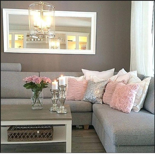 Living room grey and pink- need help with the right sofa