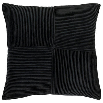 Conrad by GlucksteinHome for Surya Pillow, Navy, 22' x 22'