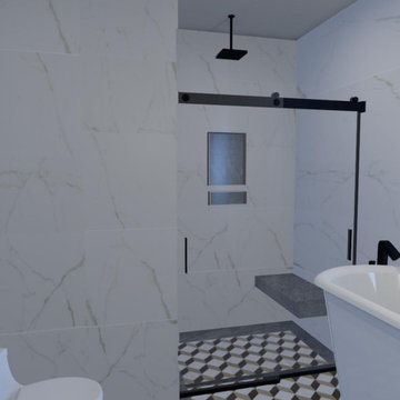 Oak Island Guest Bathroom Redesign