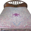 Pashmina Blanket Throw Jamawar Bedspreads Indian Bedding King Size