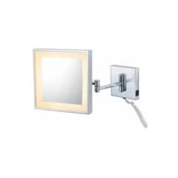 Single-Sided LED Square Wall Mirror - Bathroom Mirrors