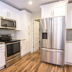 Colorado White Shaker Kitchen Cabinets - 10 Foot Run - Kitchen Cabinetry