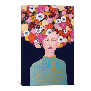 60 x 40 x 0.75-Inch iCanvasART 3 Piece Alpha Canvas Print by Sylvie Demers