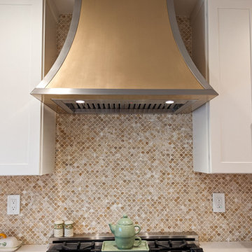 Trendy Stainless Steel Range Hood Kitchen Project