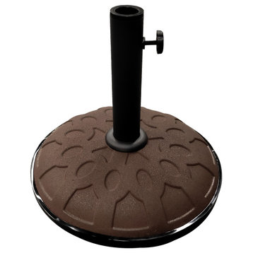 25-Pound Resin Compound Umbrella Base, Chocolate
