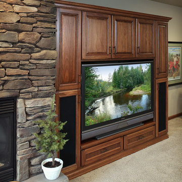 Door style: Waterford | Species: Cherry | Finish: Truffle